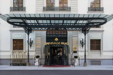 Beau Rivage Palace Hotel Lausanne Entrance
