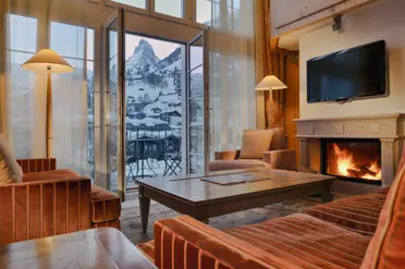 Mont Cervin Palace Zermatt Alpine Style Matterhorn Suite Winter