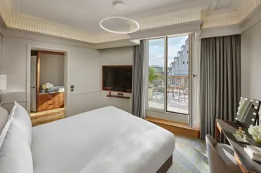 Swiss Deluxe Hotels Mandarin Oriental Savoy Zurich Zurich Rooms Suites Mandarin Rooftop Suite Bedroom