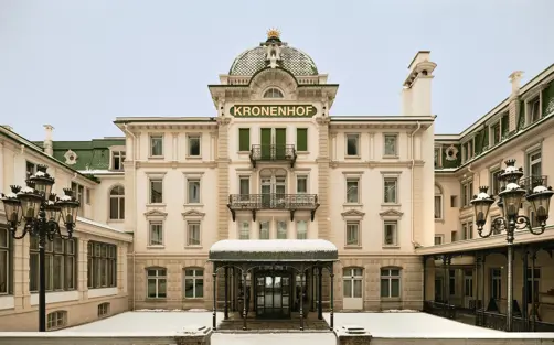 Swiss Deluxe Hotels Grand Hotel Kronnehof Exterior Crop