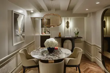 Swiss Deluxe Hotels Mandarin Oriental Savoy Zurich Orsini Suite Dinning Area