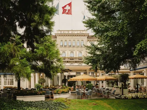 Swiss Deluxe Hotels Magazine Summer 2025 2024 Marguita Terrace Hotel Facade