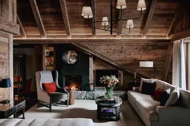 The Alpina Gstaad Hotel Top Floor Deluxe Suite