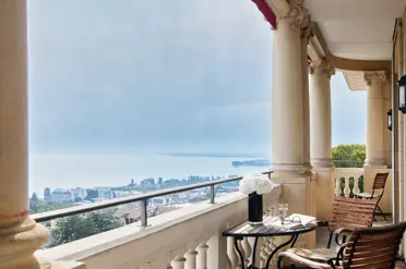 Lausanne Palace Hotel Coco Chanel Suite Balcony