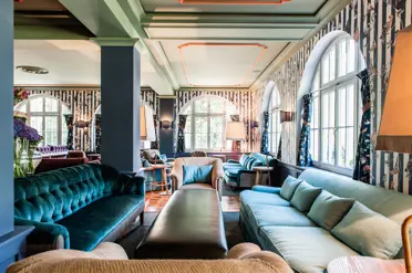 Le Grand Bellevue Hotel Gstaad Our Colorful Lounge