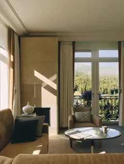 Swiss Deluxe Hotels Grand Hotel Kronenhof Fireplace Suite