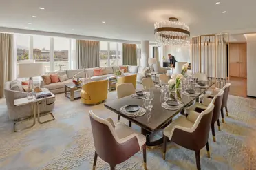 Mandarin Oriental Geneva Hotel Royal Penthouse Living Room