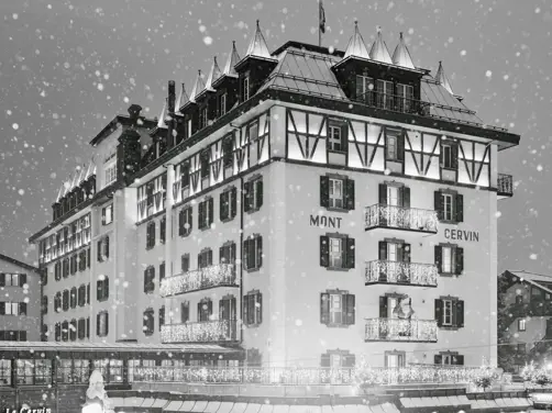Swiss Deluxe Hotels Stories Winter 2021 Epic Mont Cervin 05 MCP Front 23 37 New Sw