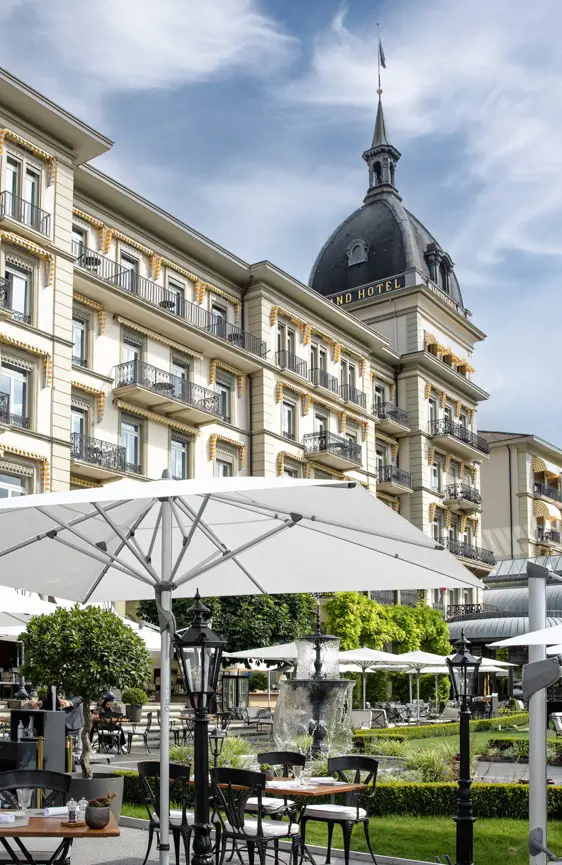 Victoria Jungfrau Grand Hotel Spa Interlaken Terrace 2