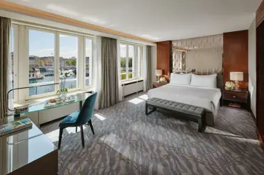 Mandarin Oriental Geneva Hotel Geneva 430 River View Corner Suite Bedroom