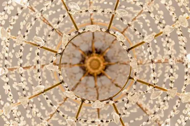Fairmont Le Montreux Palace Hotel Grand Hall Chandelier