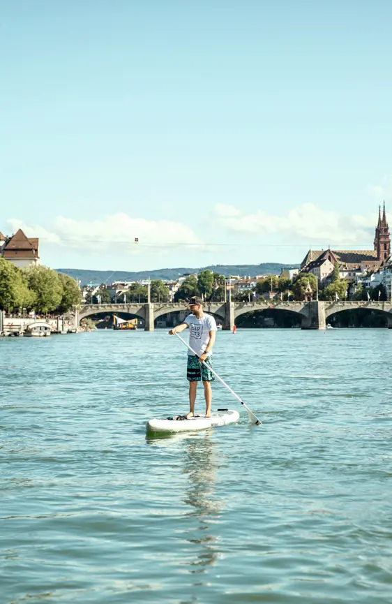 Switzerland Luxury Hotel ST 3X2 Stand Up Paddling On The Rhine In Basel 54844