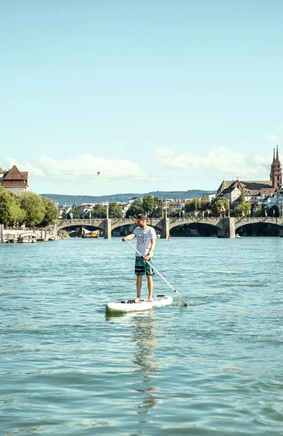 Switzerland Luxury Hotel ST 3X2 Stand Up Paddling On The Rhine In Basel 54844
