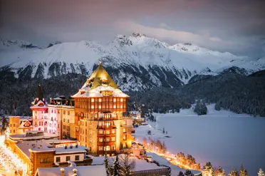 Badrutts Palace Hotel Winter 01 Exterior Winter Lights