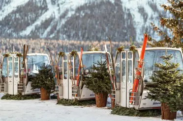 Carlton Hotel St Moritz Fondue Gondola 2
