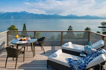 Beau Rivage Palace Hotel Lausanne Panoramic Suite Terrace