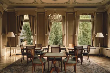 Swiss Deluxe Hotels Grand Hotel Kronenhof Salon Roseg