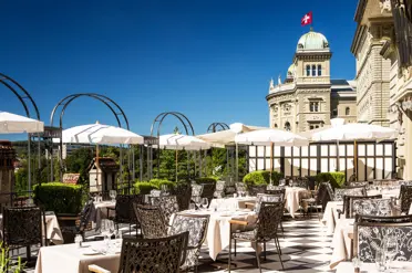 Bellevue Palace Bern Dining Brasserie VUE Terrace