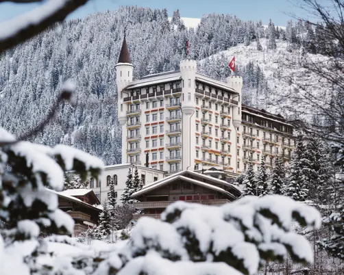 Swiss Deluxe Hotels Magazine Winter 2024 25 Coypright Gstaad Palace Exterior 68 300Dpi CMYK