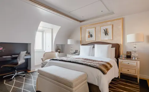 Four Seasons Hotel Des Bergues Geneva Bed Room Loft