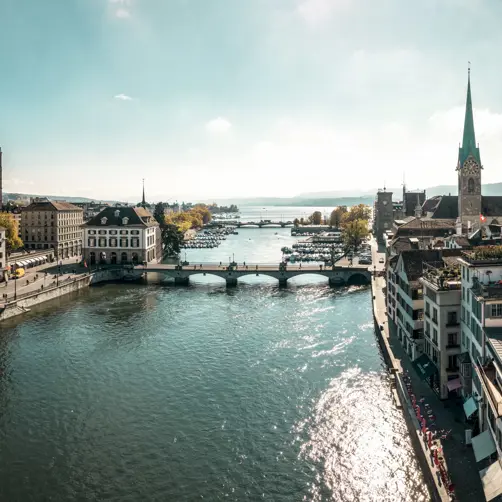 Switzerland Luxury Hotel ST Zurich Aerial View 63711