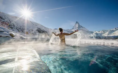 Riffelalp Resort Hotel Zermatt Outdoor Pool