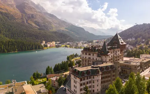 Badrutts Palace Hotel St Moritz Hotel Exterior Lake View R