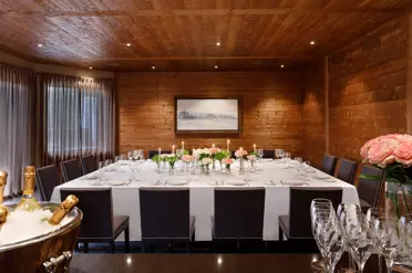 Swiss Deluxe Hotels Guarda Golf Private Dining Room Banquet 03