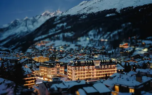 Mont Cervin Palace Zermatt Mont Cervin Palace By Night