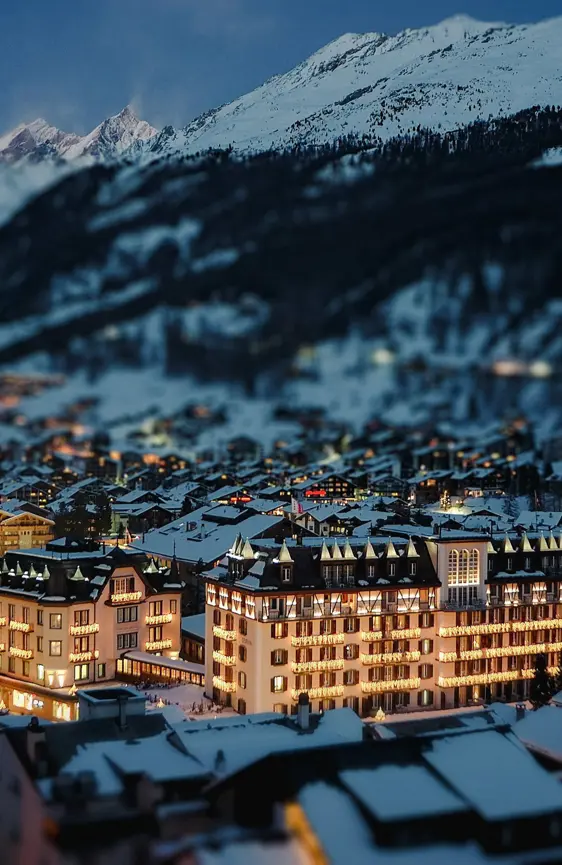 Mont Cervin Palace Zermatt Mont Cervin Palace By Night