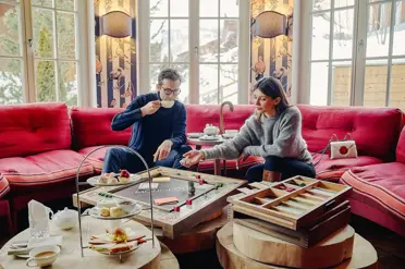 Le Grand Bellevue Hotel Gstaad The Lounge Round Sofa