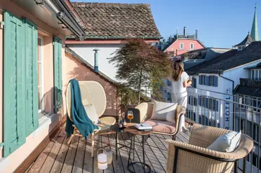 Widder Hotel Zurich Privat Balcony