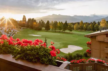 Guarda Golf Hotel Residences Crans Montana Sunrise In Summer