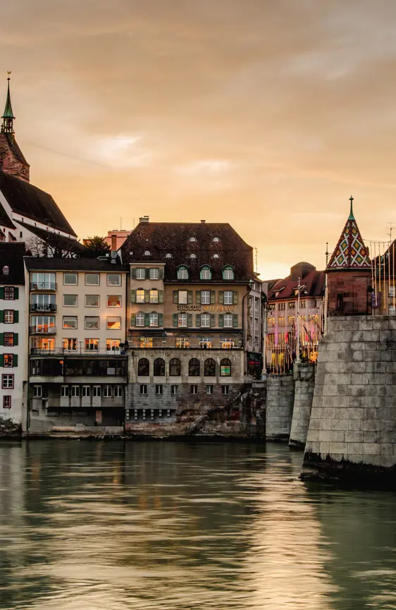 Switzerland Luxury Hotel ST 3X2 Basel Middle Bridge 29862