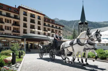 Grand Hotel Zermatterhof Zermatthorse Carriage