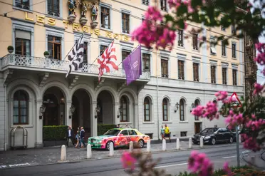 Grand Hotel Les Trois Rois Basel City Entrance