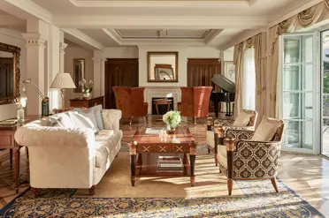 Grand Resort Bad Ragaz Hotel GRBR Royal Suite Wohnzimmer