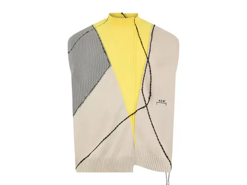 Swiss Deluxe Hotels Magazine Summer 2025 X A Cold Wall Overstitch Knit Vest Bone ACWMK193
