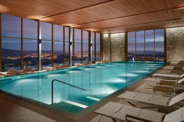 Swiss Deluxe Hotels Buergenstock Resort Lake Lucerne Alpine Spa Indoor Pool