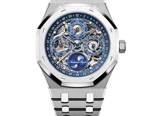 Swiss Deluxe Hotels Magazine Summer 2025 Audemars Piguet Royal Oak Perpetual Calendar Skeleton RO 26585XT OO 1220XT 01 SDT