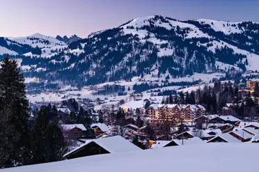 Park Gstaad Hotel Facade Winter