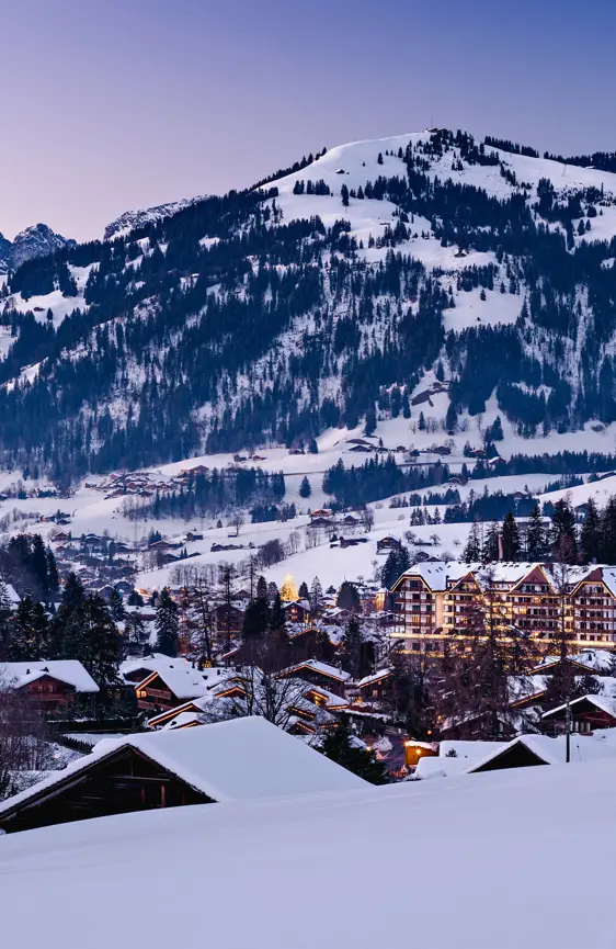 Park Gstaad Hotel Facade Winter